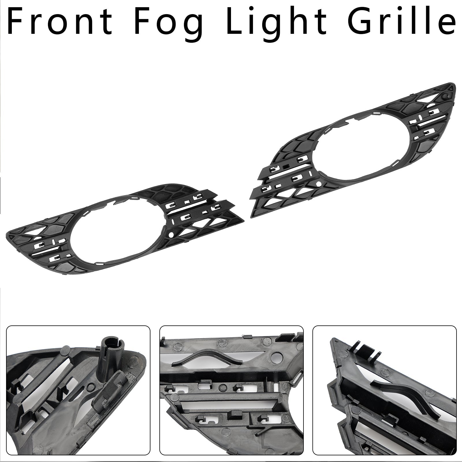 2007 Mercedes-Benz E-Class W211 E280 4Matic Front Fog Light Trim Set — Pair (2118850822)