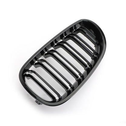 2004-2009 BMW 5 Series E60 E61 M5 520i 530i Gloss Black Sport Front Kidney Grille