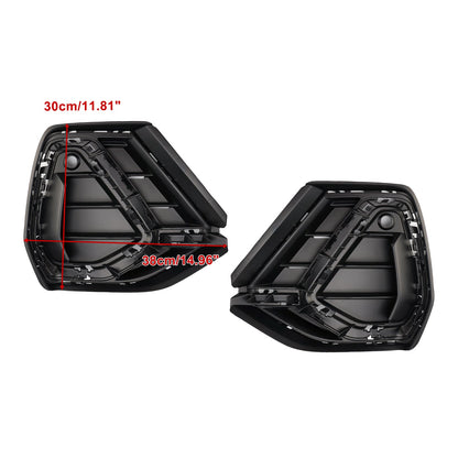 2019-2022 Audi Q3 S-Line Gloss Black Front Bumper Grille Cover — Pair