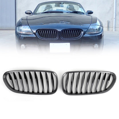2003-2009 BMW Z4 E85 E86 Carbon Fiber ABS Front Kidney Grille