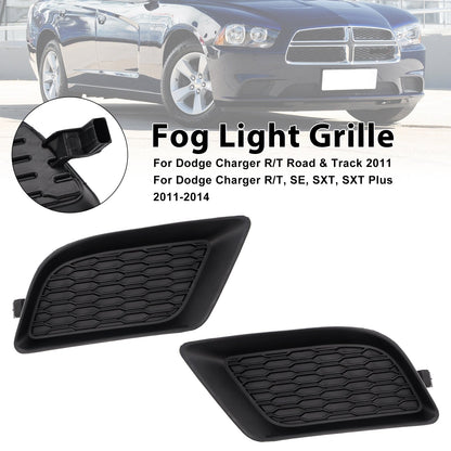 2011 Dodge Charger R/T Road & Track Fog Light Cover — Pair (68092570AA / 68092571AA)