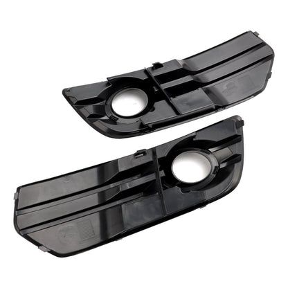 2009-2012 Audi Q5 Standard Front Bumper Fog Light Lamp Cover Trim — Pair (8R0807681A / 8R0807682A)