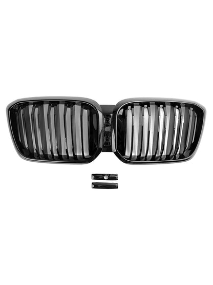 2022-2023 BMW X3 G01 X4 G02 Gloss Black Front Kidney Grille