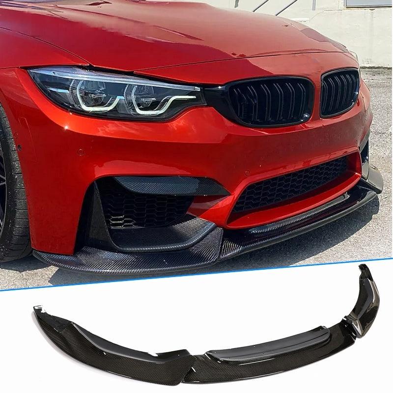 Carbon Fiber Front Bumper Lip for BMW M3 F80 & M4 F82 / F83 2014-2020