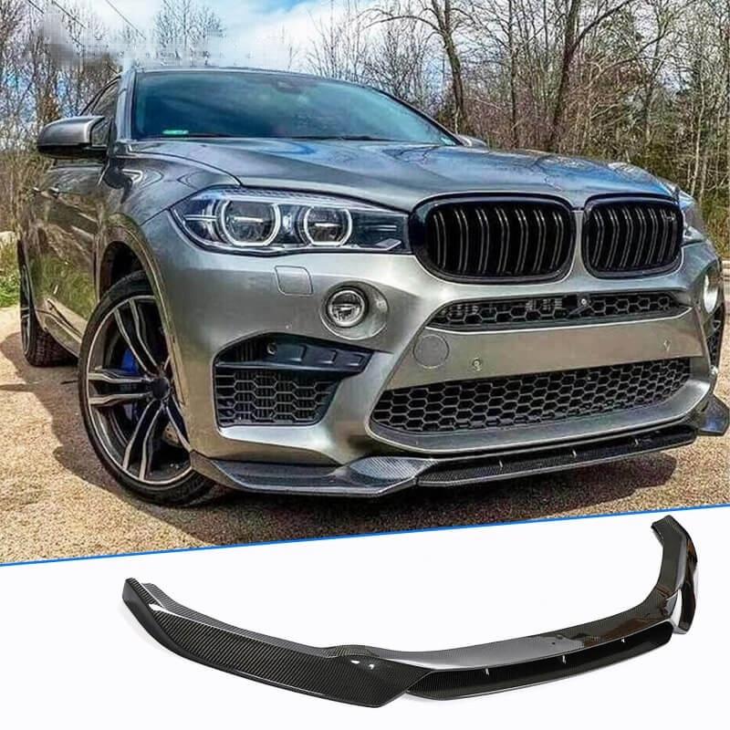Carbon Fiber Front Bumper Lip for BMW X5 M F85 & X6 M F86 2015-2019