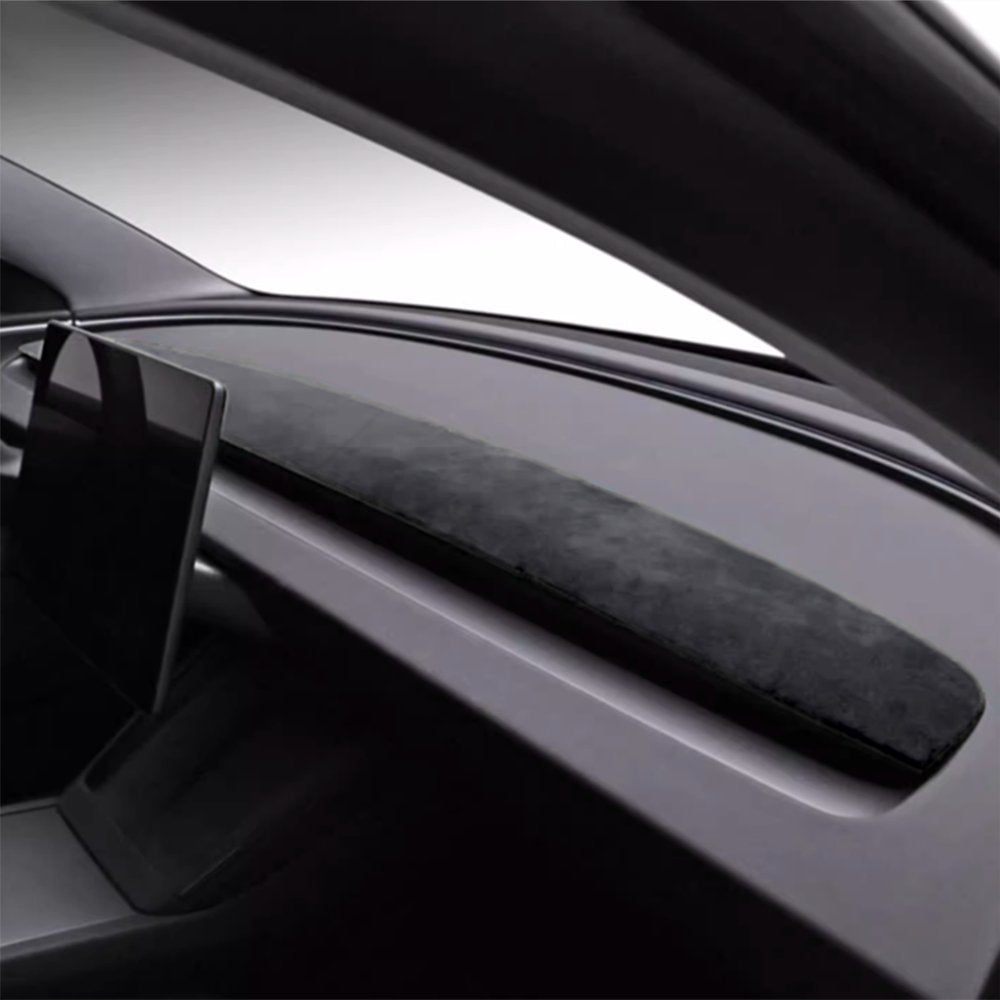 Alcantara Spliced Dash Trim for Tesla Model 3 Highland / Model Y Juniper (2PCS) - Tesery Official Store