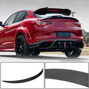 Alfa Romeo Stelvio Dry Carbon Fiber Rear Trunk Middle Spoiler 2017–2022