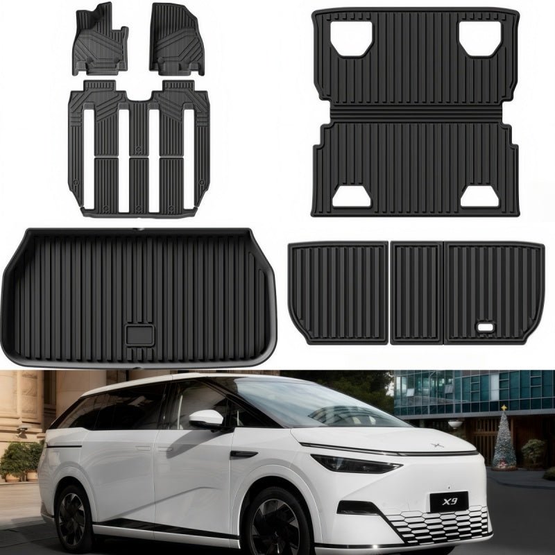 TPE Floor Mats & Trunk Mats for 2025-2026 XPENG X9