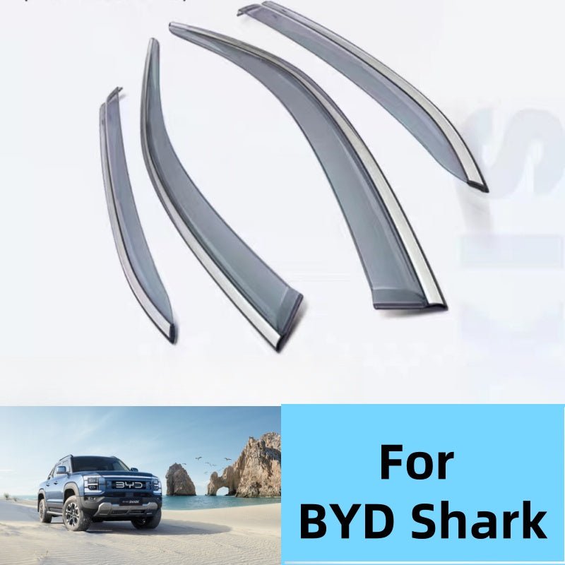 All-Weather Window Visors for BYD Shark (4 Pcs)