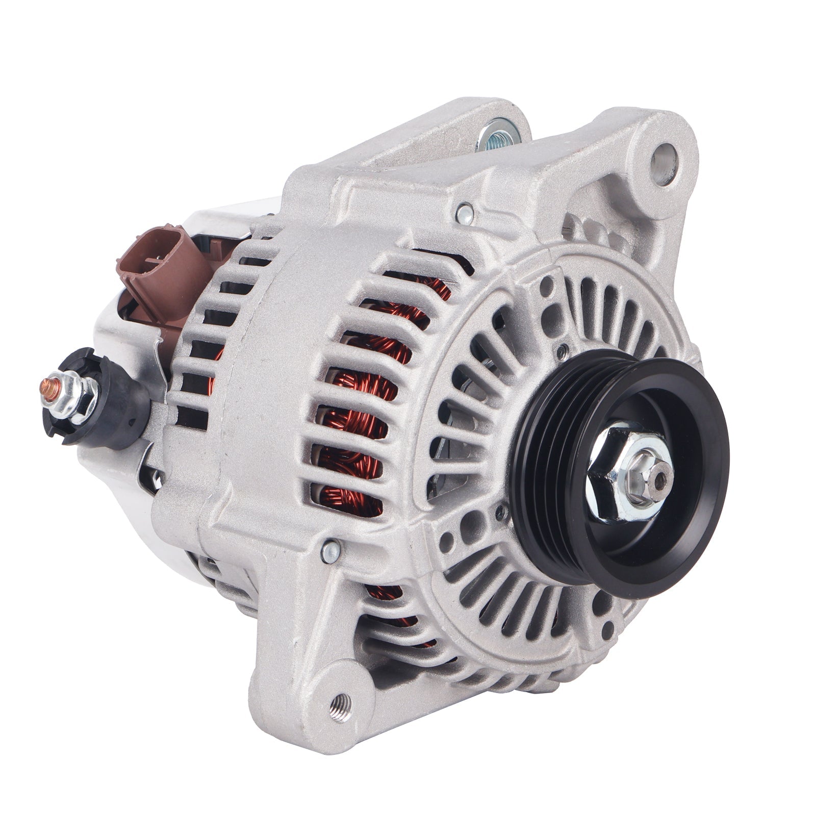 Alternator  for 2006-2015 Toyota Yaris, 12V 80A CW 4-Groove Pulley