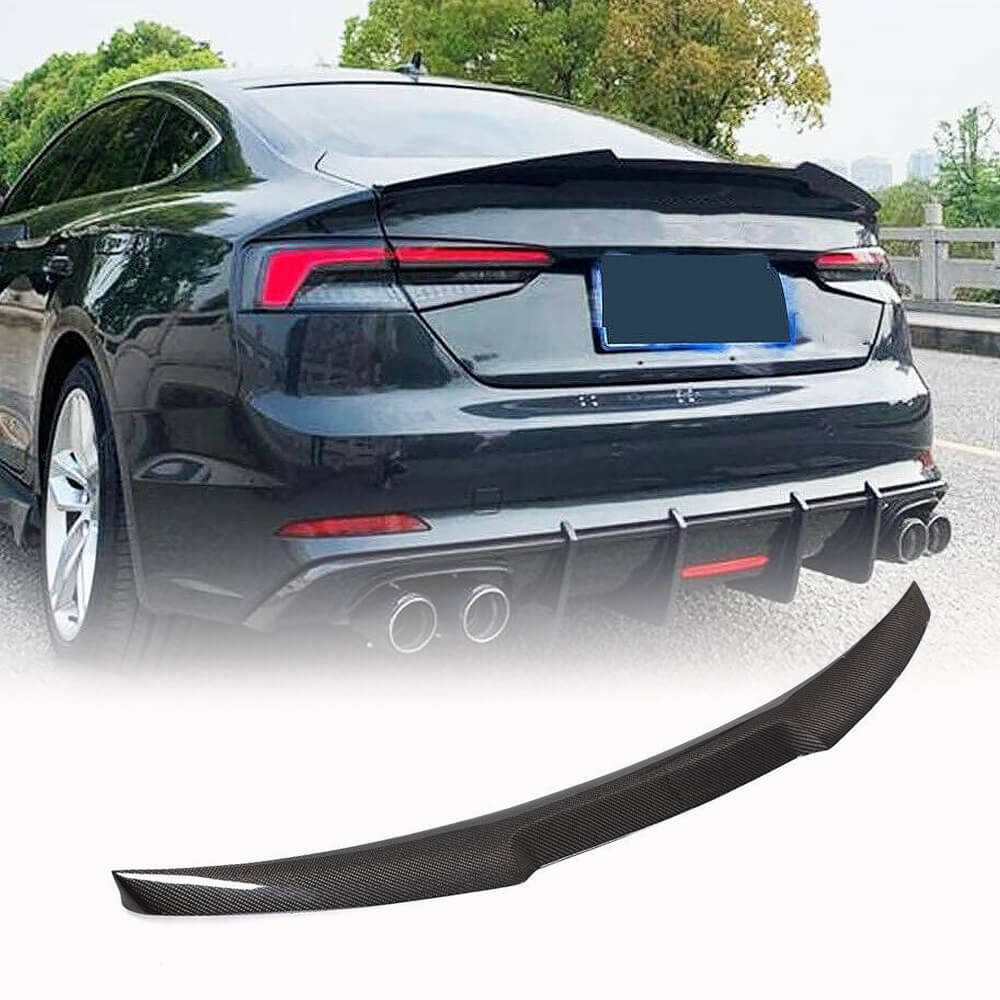 Audi A5 S Line / S5 B9 Sportback Rear Trunk Spoiler Carbon Fiber/FRP 2017–2020