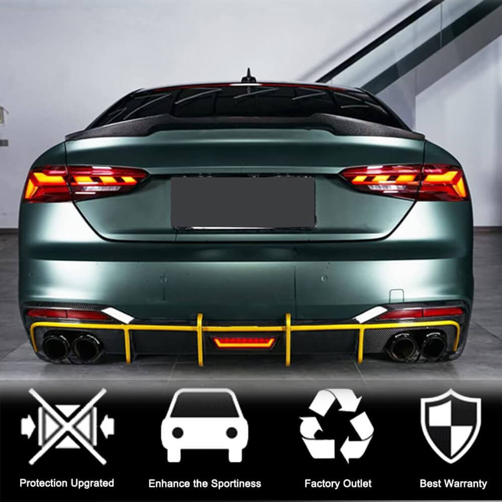 Audi A5 S Line / S5 B9 Sportback Rear Trunk Spoiler Carbon Fiber/FRP 2017–2020