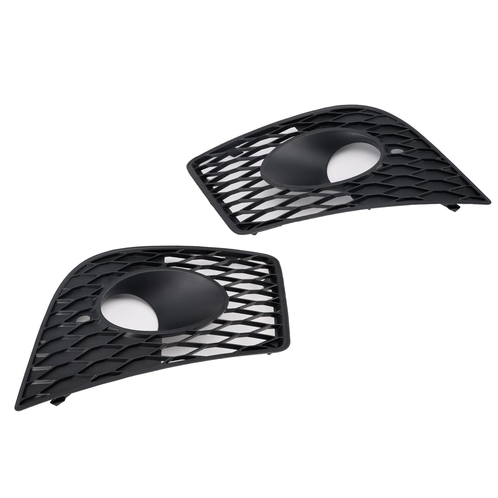 2005-2012 Seat Leon Cupra Front Bumper Fog Light Cover Grille — Pair (1P0853665C / 1P0853666C)