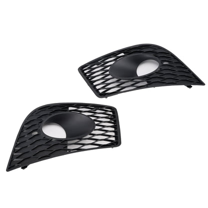 2005-2012 Seat Leon Cupra Front Bumper Fog Light Cover Grille — Pair (1P0853665C / 1P0853666C)