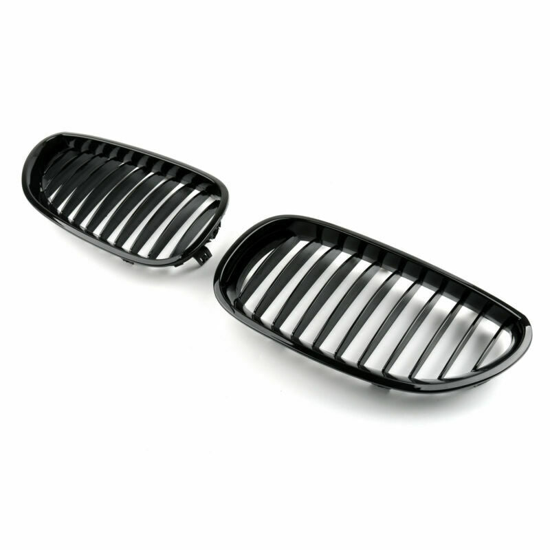 2003-2010 BMW 5 Series E60 E61 Gloss Black Front Replacement Kidney Grille