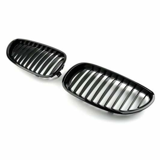 2003-2010 BMW 5 Series E60 E61 Gloss Black Front Replacement Kidney Grille