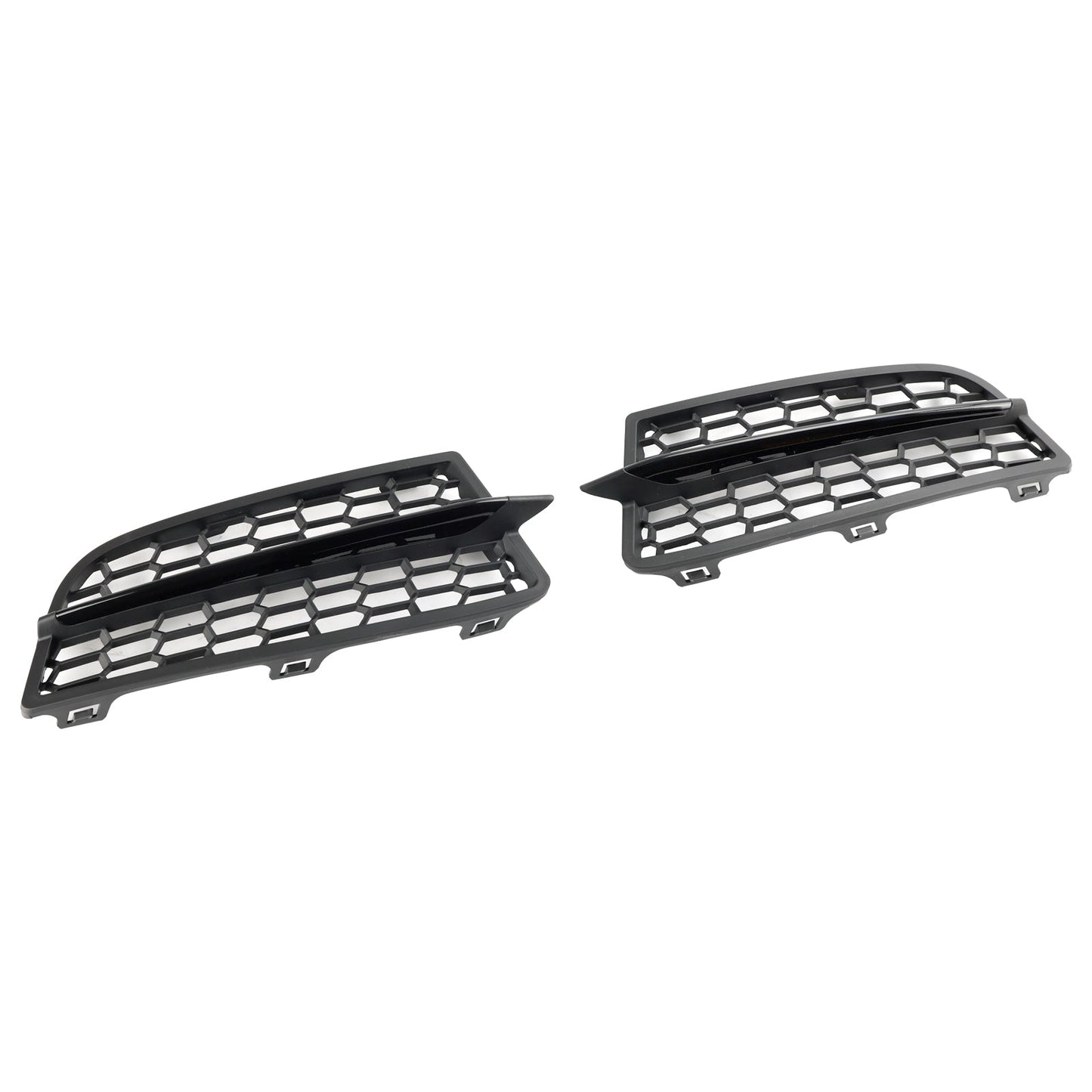 2011-2015 BMW 1 Series F20 F21 M Front Bumper Fog Light Cover Grille — Pair (51118053803 / 51118053804)