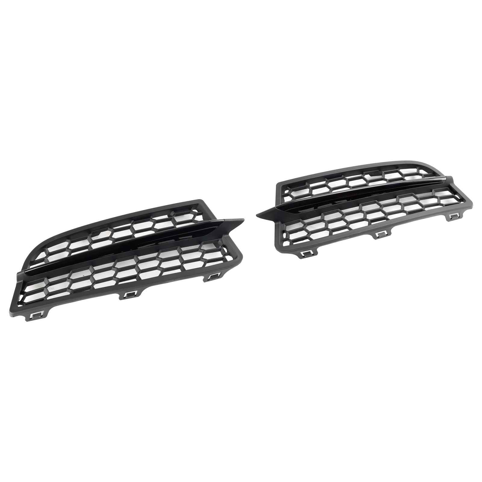 2011-2015 BMW 1 Series F20 F21 M Front Bumper Fog Light Cover Grille — Pair (51118053803 / 51118053804)