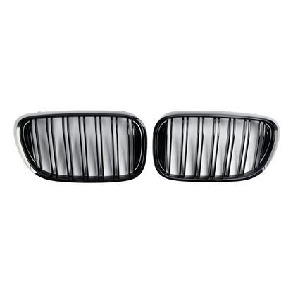 2015-2019 BMW 7 Series G11 Long-Wheelbase Pre-Facelift Black 2-Slat Front Kidney Grille