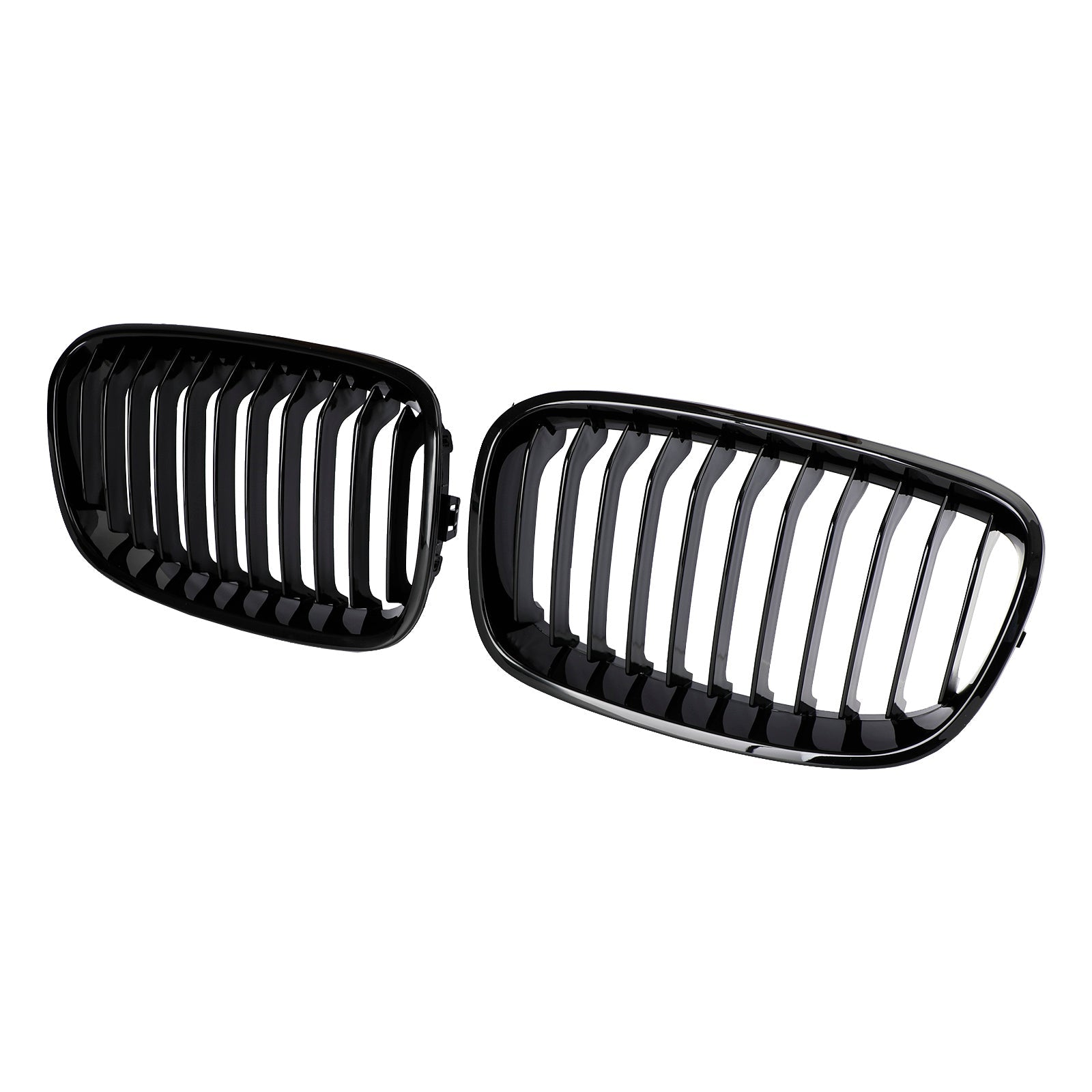 2012-2014 BMW 1 Series F20 F21 3-Door Pre-Facelift Front Bumper Kidney Grille — Pair (51137239021 / 51137262119)