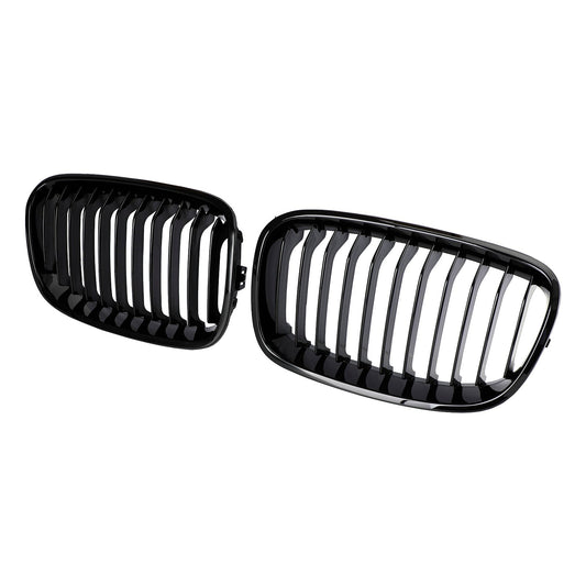 2012-2014 BMW 1 Series F20 F21 3-Door Pre-Facelift Front Bumper Kidney Grille — Pair (51137239021 / 51137262119)