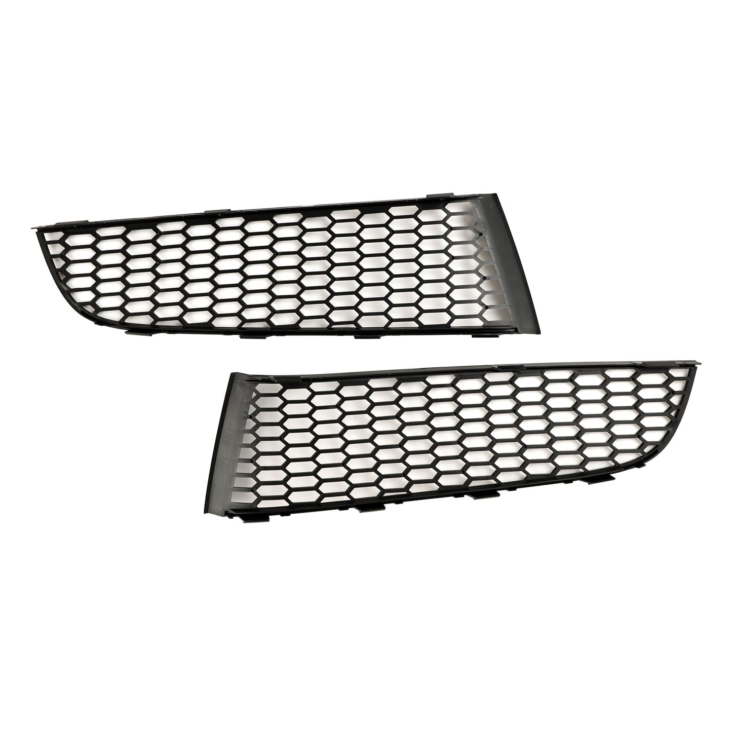 2009-2015 BMW 7 Series F01 F02 Front Bumper Lower Grille — Pair (51117903673 / 51117903674)