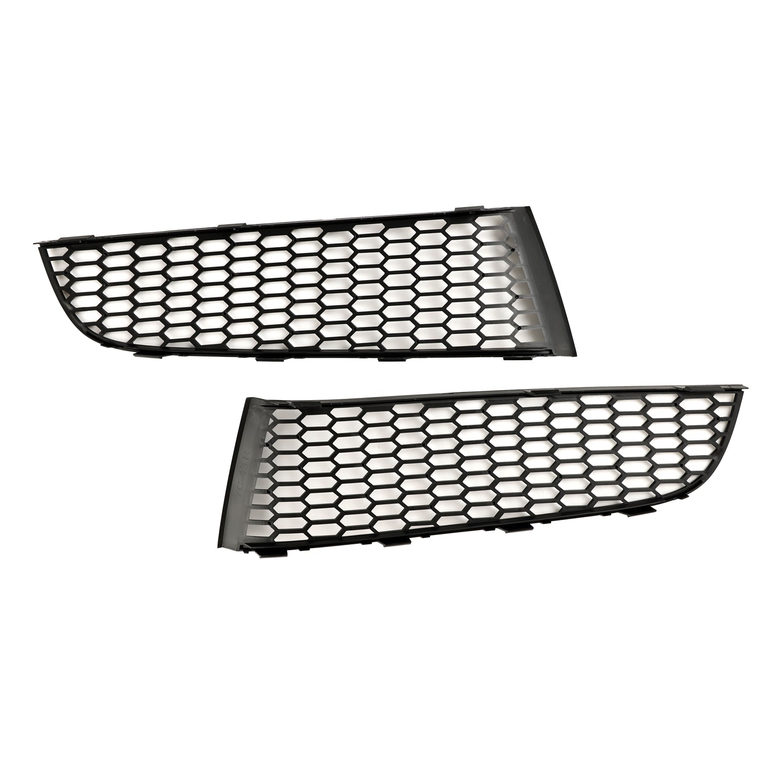 2009-2015 BMW 7 Series F01 F02 Front Bumper Lower Grille — Pair (51117903673 / 51117903674)