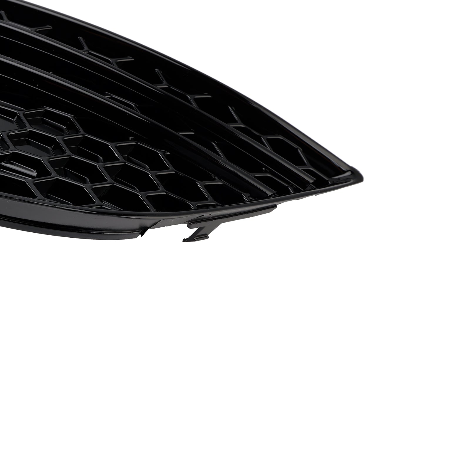 2013-2015 Audi A4 B8.5 Black Fog Light Cover Grille — Pair (8K0807681K / 8K0807682K)