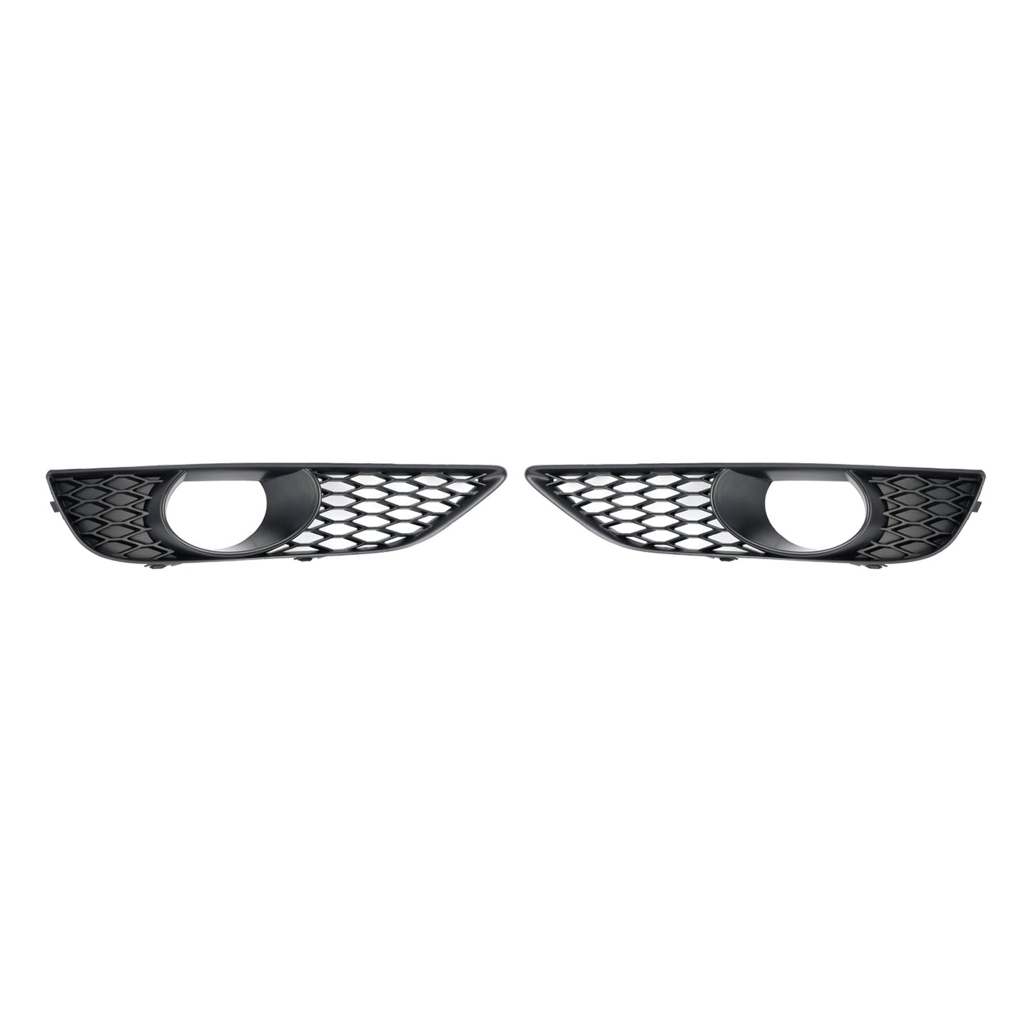 2010-2015 Audi Q7 Front Bumper Fog Light Grill Lamp Cover — Pair (4L0807675C / 4L0807676C)