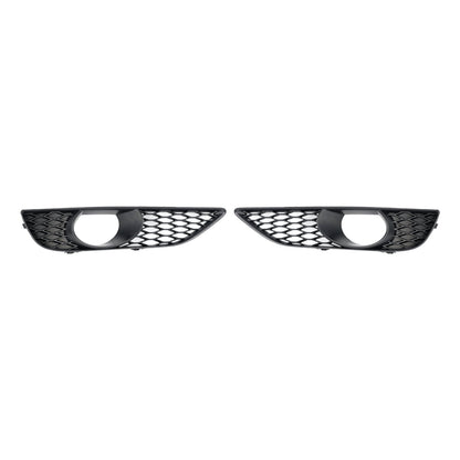 2010-2015 Audi Q7 Front Bumper Fog Light Grill Lamp Cover — Pair (4L0807675C / 4L0807676C)