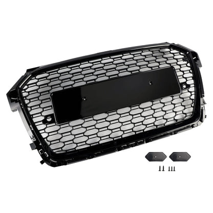 2016-2019 Audi A1 S1 8X Facelift RS Style Black Honeycomb Front Bumper Grille