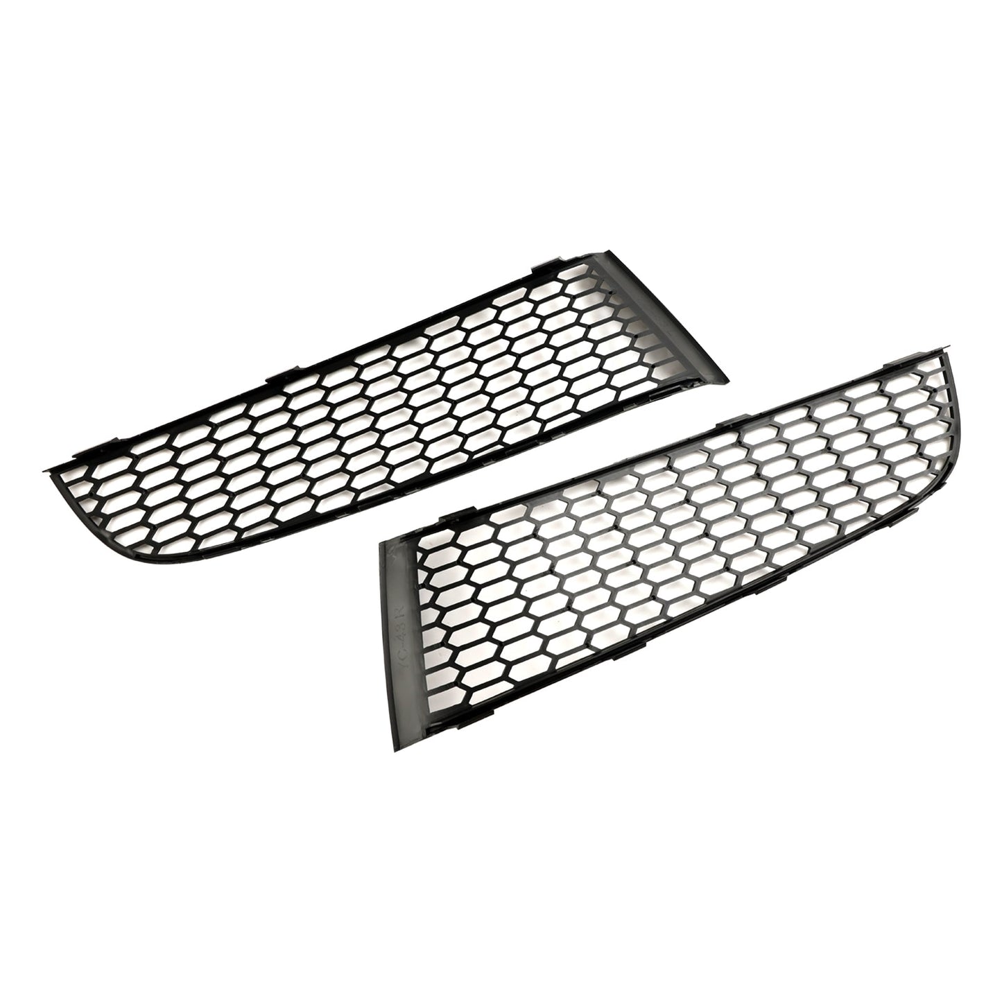 2009-2015 BMW 7 Series F01 F02 Front Bumper Lower Grille — Pair (51117903673 / 51117903674)