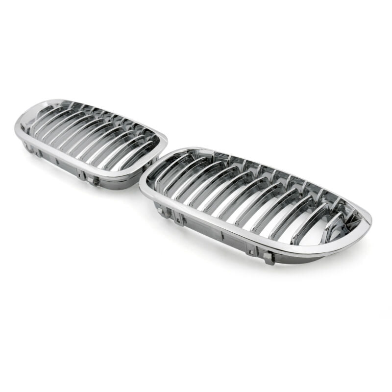 2003-2005 BMW E46 2-Door 3 Series Chrome Mesh Front Kidney Grille