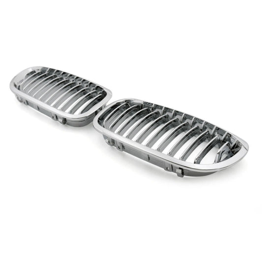 2003-2005 BMW E46 2-Door 3 Series Chrome Mesh Front Kidney Grille