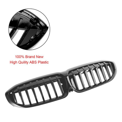 2019-2022 BMW 3 Series G20 G28 Gloss Black Front Kidney Grille (51138072085)