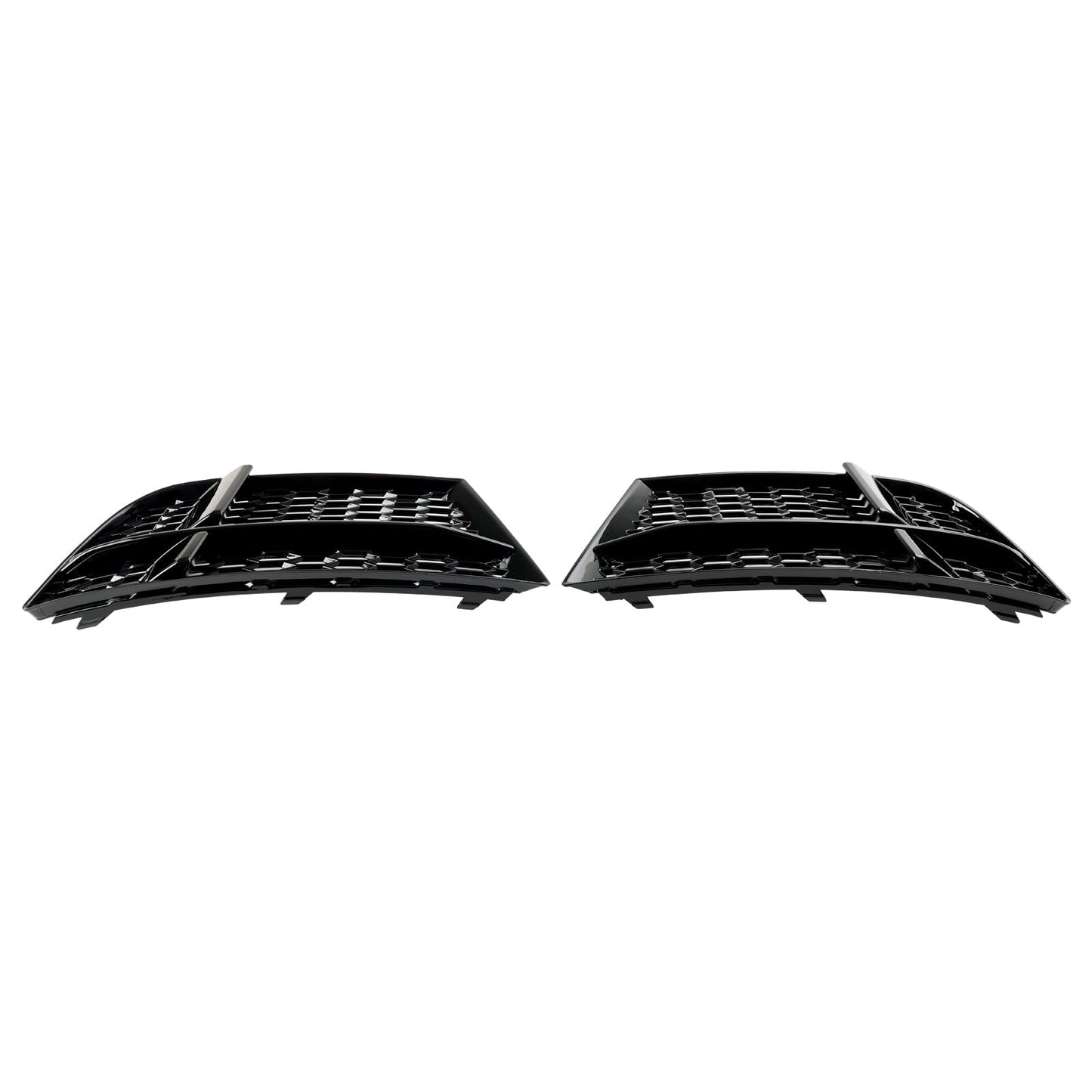 2016-2020 Audi A3 8V S-Line Front Fog Light Cover Bezel Grille — Pair (8V3807681AE / 8V3807682Q)