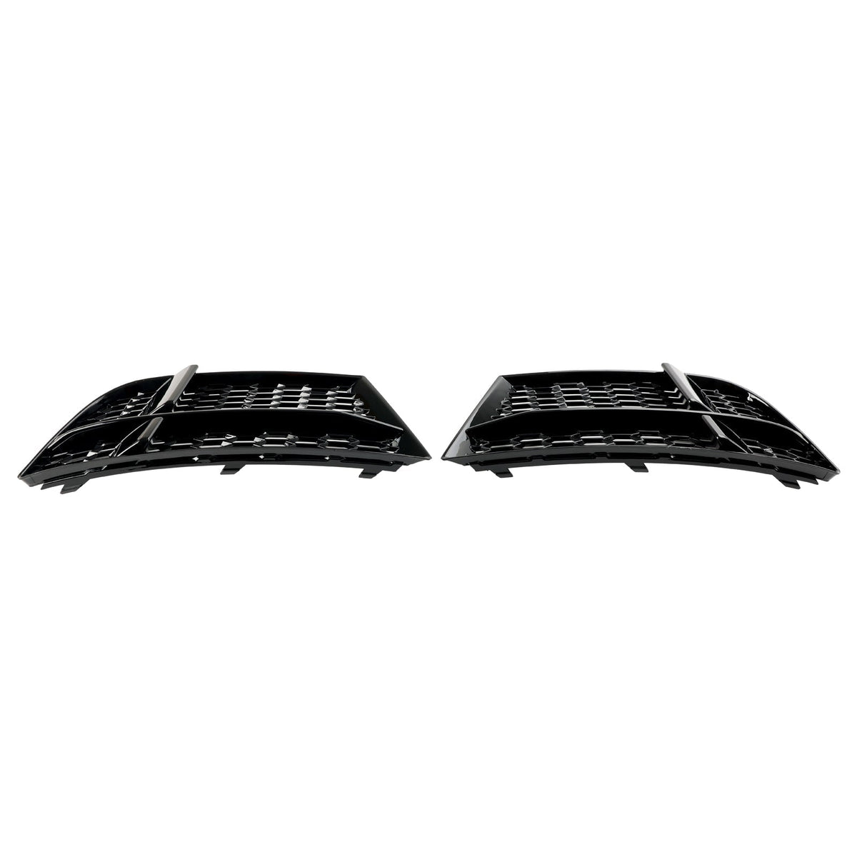 2016-2020 Audi A3 8V S-Line Front Fog Light Cover Bezel Grille — Pair (8V3807681AE / 8V3807682Q)