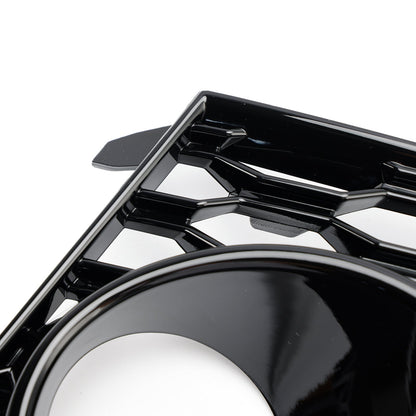 2014-2018 Audi RS7 Front Bumper Fog Light Lamp Frame Grille Cover — Pair