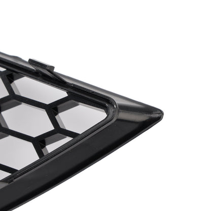 2013-2015 Audi A4 B8.5 Honeycomb Style Fog Light Cover — Pair (8K0807681K / 8K0807682K)