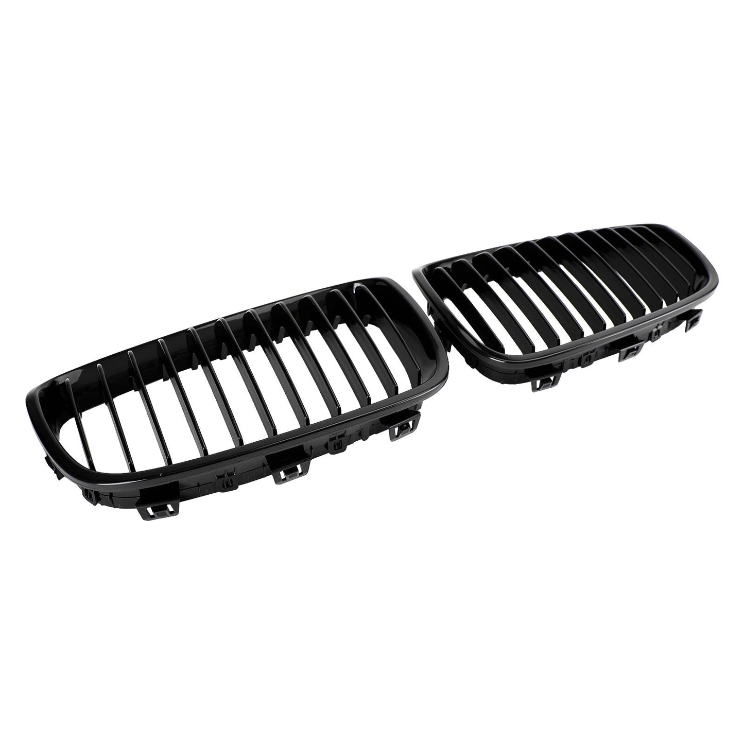2012-2014 BMW 1 Series F20 F21 3-Door Pre-Facelift Front Bumper Kidney Grille — Pair (51137239021 / 51137262119)