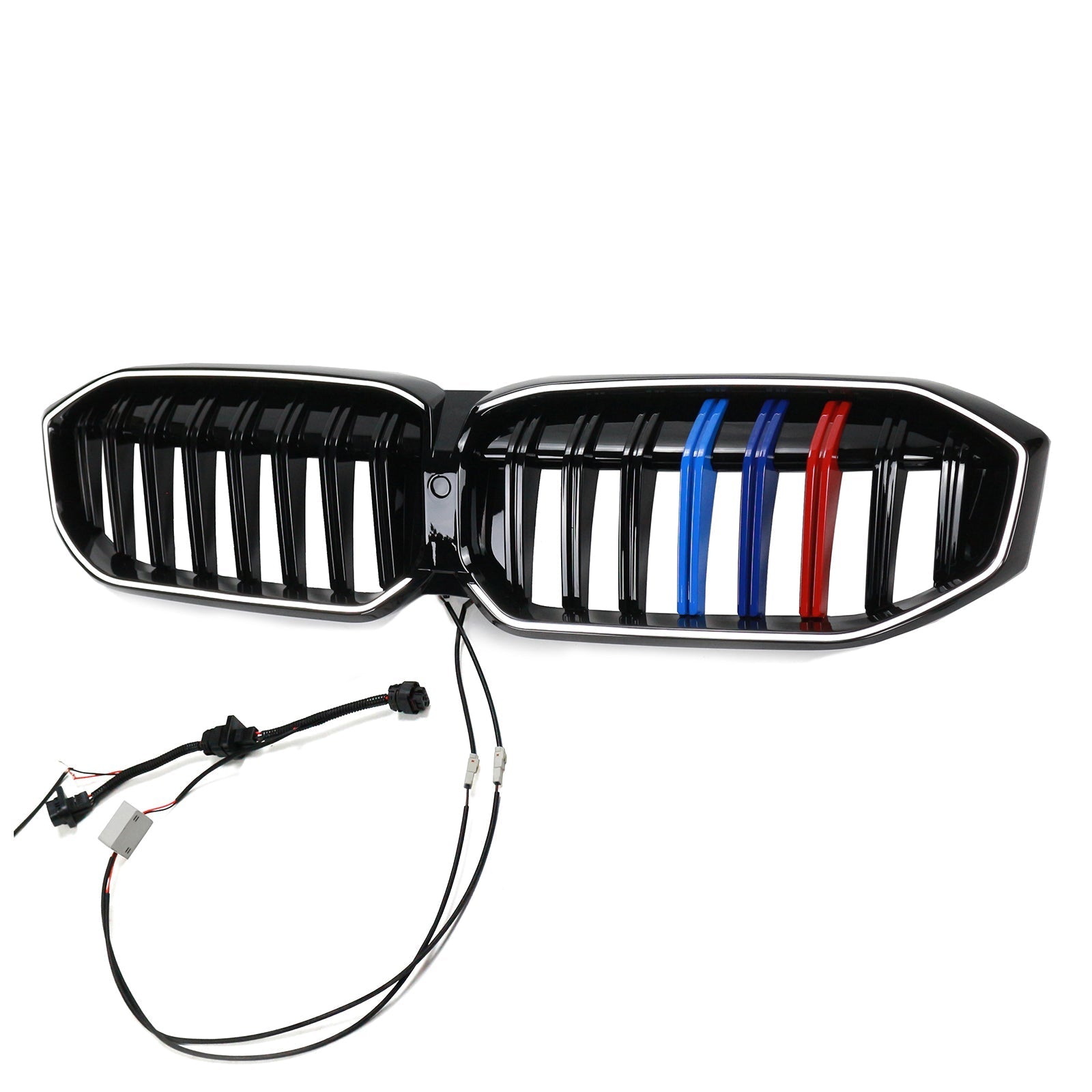 2023-2024 BMW 3 Series G20 G21 G28 Gloss Black Front Kidney Grille Mesh