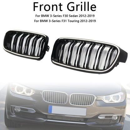 2012-2019 BMW 3 Series F30 F31 F35 Double Slat Front Kidney Grille (51137263481)