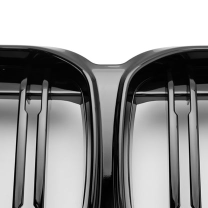 2020-2023 BMW 2 Series F44 Coupe M Gloss Black Front Bumper Kidney Grille (51135A39378)