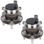 2Pcs Rear Wheel Bearings and Hub Assembly for  2012-2018 Ford Focus, with Parking Assist