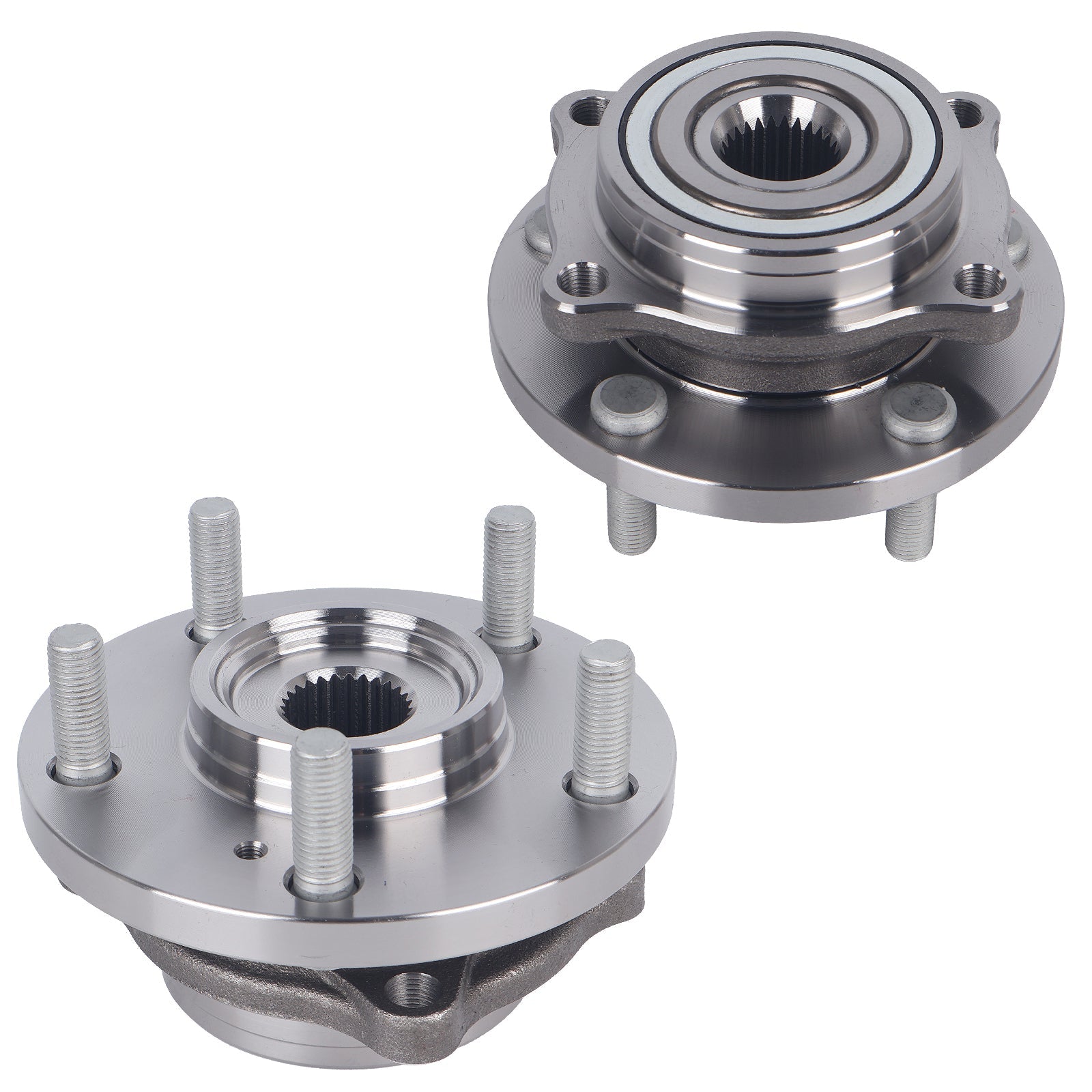 2Pcs 513219 Front Wheel Bearing & Hub Assembly for 2004-2012 Mitsubishi Eclipse Galant Endeavor