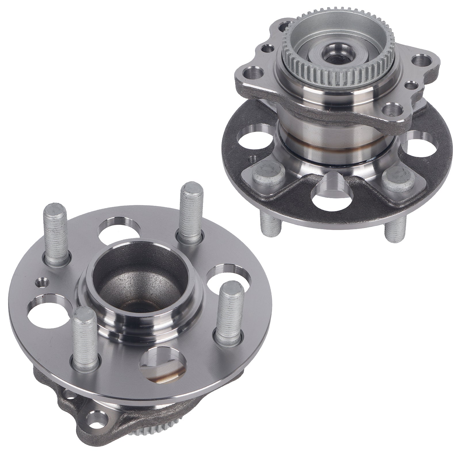 2Pcs 512483 Rear Wheel Bearing & Hub Assembly for 2012-2017 Hyundai Accent, Kia Rio