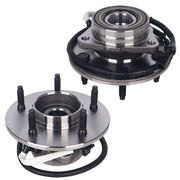 2Pcs 515010 Front Wheel Bearing & Hub Assembly for 1997-2000 Ford F-150 (4WD, 5-Lug w/ABS)