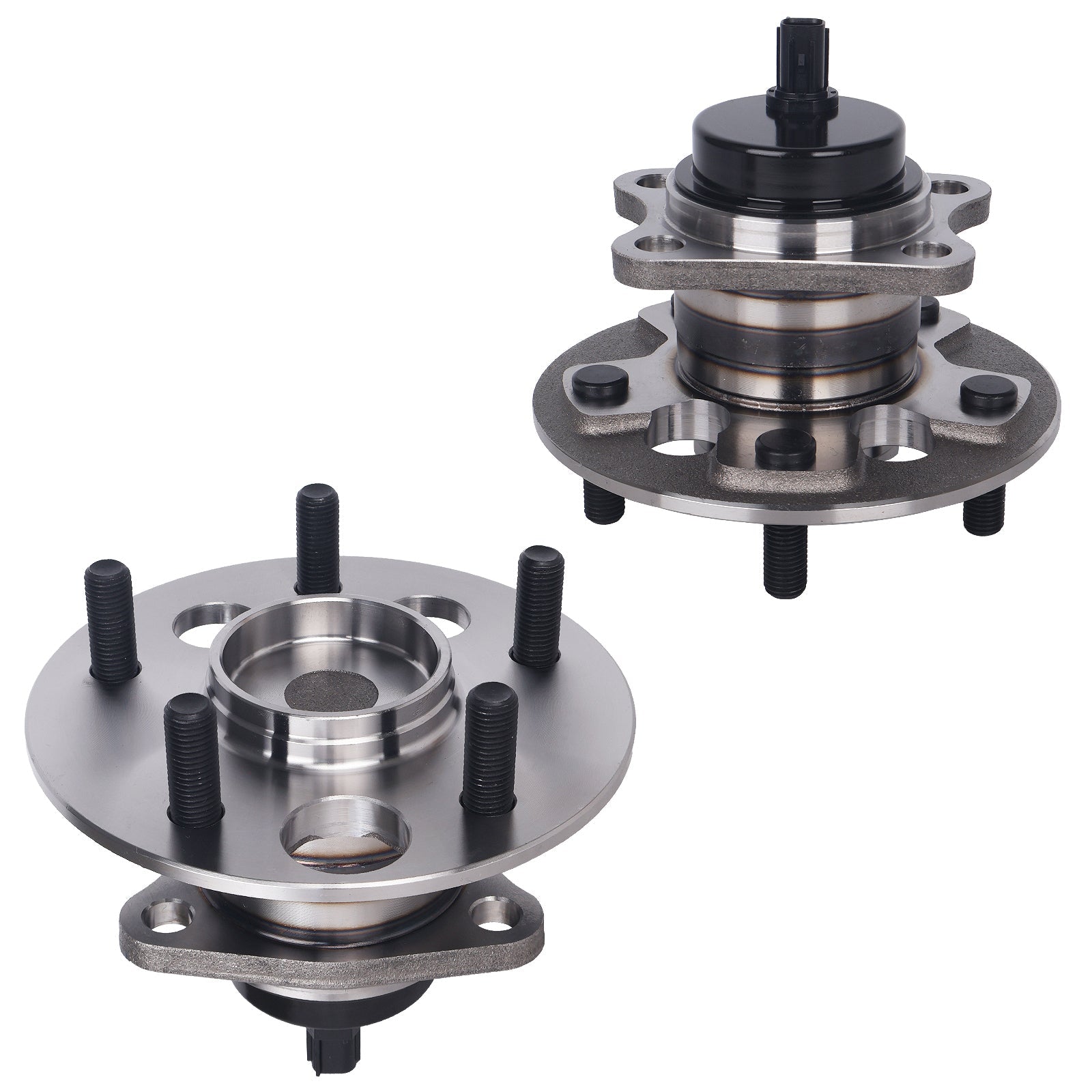 2Pcs 512418 Rear Wheel Bearing & Hub Assembly for 2008-2015 Scion xB (5-Lug w/ABS)