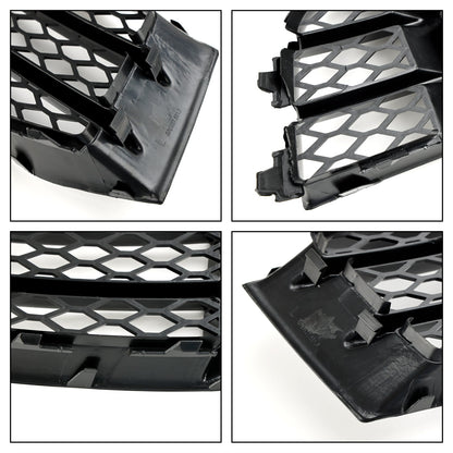 2010-2016 Audi RS5 Coupe Sportback Front Bumper Lower Fog Light Cover Grill — Pair (8T0807681F / 8T0807682F)