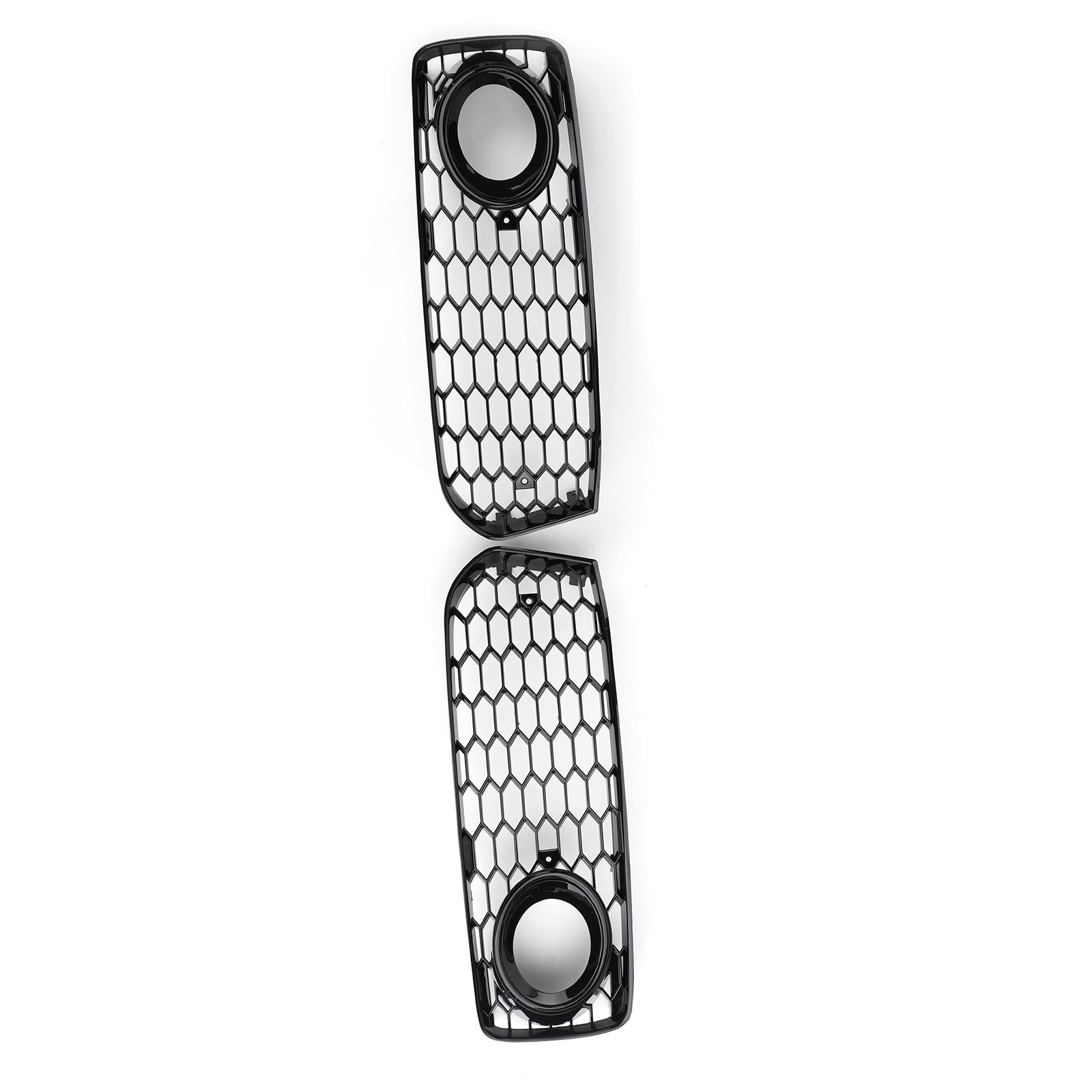 2008-2012 Audi A5 S-Line S5 B8 RS5 Style Black Fog Light Grill Grille — Pair